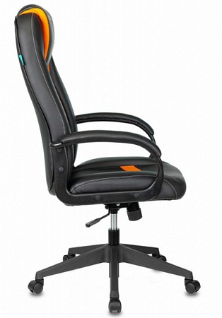 Игровое компьютерное кресло Бюрократ VIKING-8N черный/оранжевый