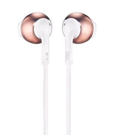 Гарнитура JBL T205 Розовое золото JBLT205RGD