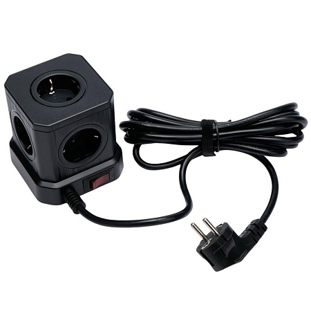 Сетевой фильтр Cablexpert Tower TWR-5-U4-B-3
