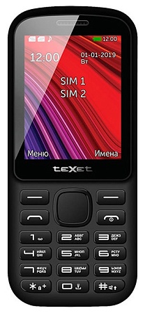 Мобильный телефон Texet TM-208 Черно-Красный