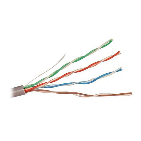 Кабель сетевой UTP ExeGate UTP4-C5e-CCA-S24-IN-PVC-GY-100