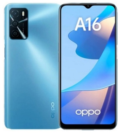 Смартфон OPPO A16 3/32Gb Pearl Blue CPH2269