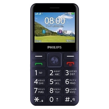 Мобильный телефон Philips Xenium E207 Синий