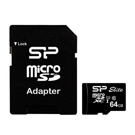 Карта памяти microSDXC  64GB Silicon Power SP064GBSTXBU1V1G