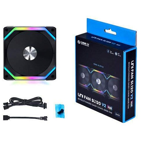 Кулер для корпуса Lian Li UNI FAN SL V2 ARGB 120mm Black UF-SL120V2-1B