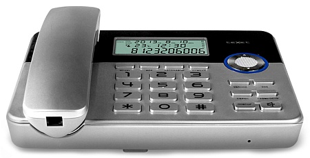 Телефон проводной Texet TX-259 Черный-Серебристый