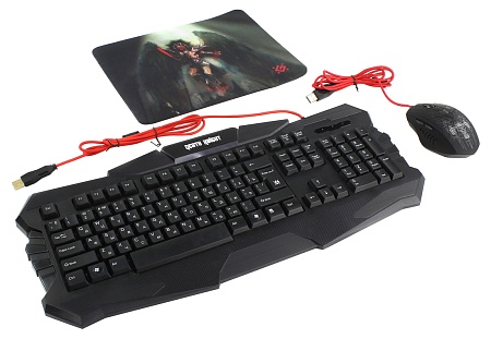Комплект игровой Defender Death Knight MKP-007 RU