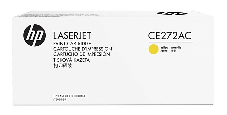 Картридж HP Europe CE272AC Лазерный желтый