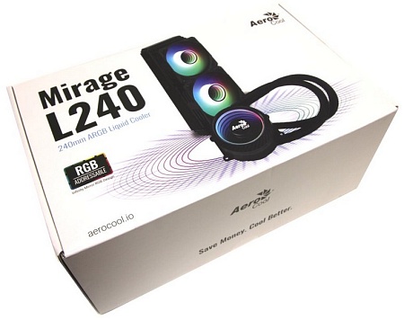 Водяное охлаждение Aerocool Mirage L240 Чёрный