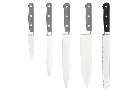 Кухонный нож для хлеба Ardesto Black Mars, 32 см, длина лезвия 20,3 см, черный, нерж.сталь, дерево AR2033SW