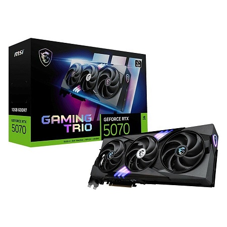 Видеокарта 12Gb MSI RTX 5070 12G GAMING TRIO OC