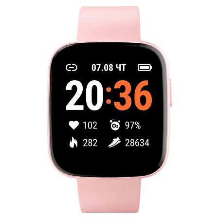 Смарт часы Geozon Marathon розовый