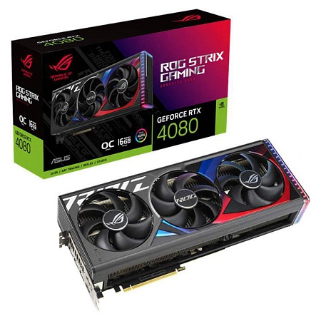 Видеокарта 16Gb ASUS ROG-STRIX-RTX4080S-O16G-GAMING