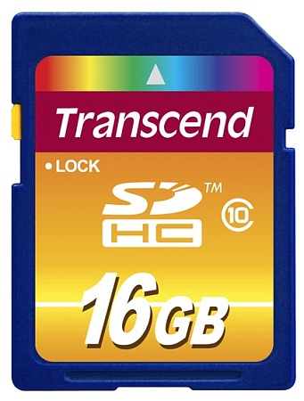 Карта памяти MicroSD Transcend 16Gb TS16GUSDCU1