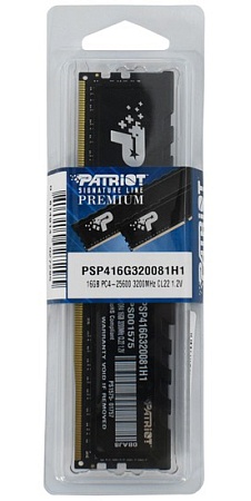 Оперативная память 16 GB Patriot Signature Premium PSP416G320081H1 Оперативная память 16 GB Patriot Signature Premium PSP416G320081H1