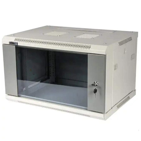 Шкаф настенный Lanmaster TWT-CBWPG-9U-6X8-GY