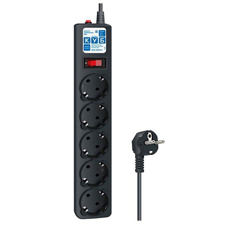 Сетевой фильтр Power Cube SPG5-C3 Black