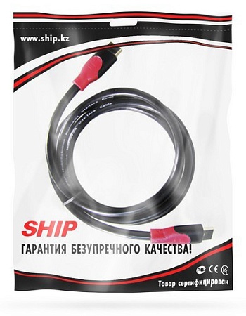 Интерфейсный кабель HDMI-HDMI Ship SH6016-1.5P, 1.5m, m-m, OEM