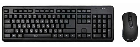Клавиатура + мышь беспроводные Oklick 270M черный