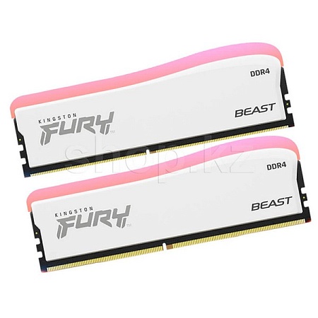 Оперативная память 16Gb kit Kingston FURY Beast RGB KF436C17BWAK2/16