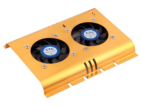 Кулер for HDD 2 x 5cm fans