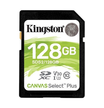 Карта памяти SD 128GB Kingston Canvas Select Plus SDS2/128GB