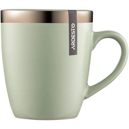Чашка Ardesto Liguria 360 мл  Green bay керамика