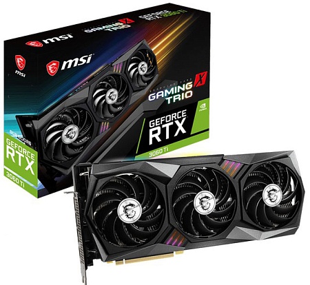 Видеокарта 8Gb MSI GeForce RTX3060 Ti GAMING X TRIO