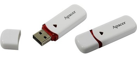 USB флешка 16GB Apacer AH333 AP16GAH333W-1 white