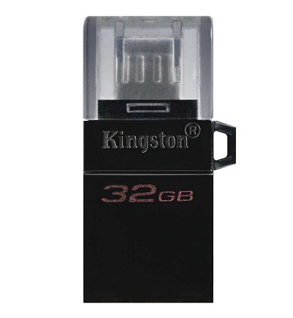 USB Флеш 32GB 3.0 Kingston OTG DTDUO3G2/32GB черный
