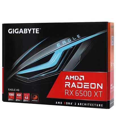 Видеокарта 4 GB Gigabyte RX 6500 XT EAGLE GV-R65XTEAGLE-4GD