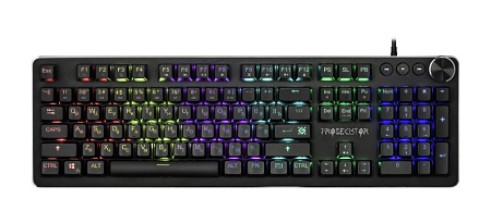 Клавиатура проводная игровая механическая Defender Prosecutor GK-370L