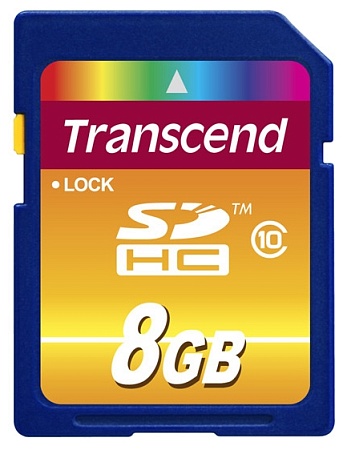 Карта памяти SD Transcend 8GB TS8GSDHC10