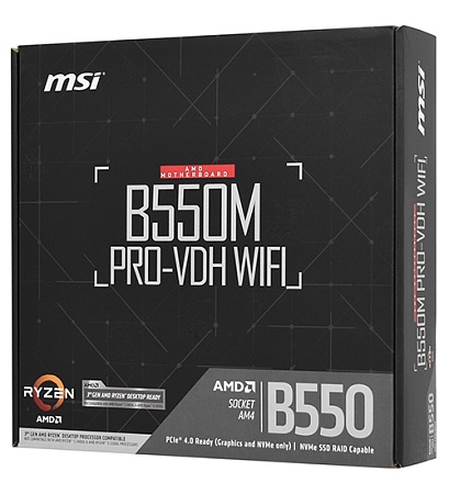 Материнская плата MSI B550M PRO-VDH WIFI Материнская плата MSI B550M PRO-VDH WIFI