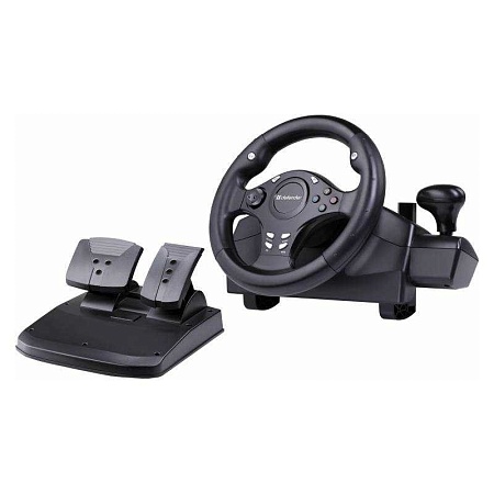 Руль игровой Defender Fanatic черный