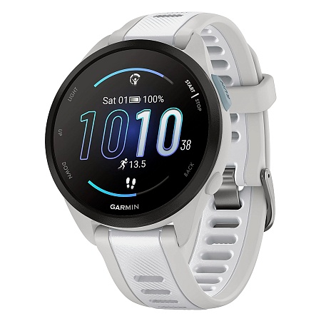 Спортивные часы Garmin FORERUNNER 165 Mist Grey/Whitestone 010-02863-21