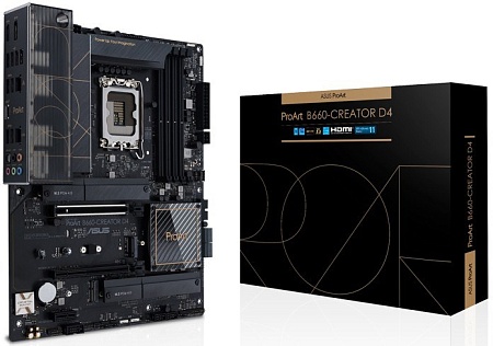 Материнская плата ASUS PROART B660-CREATOR D4 Материнская плата ASUS PROART B660-CREATOR D4