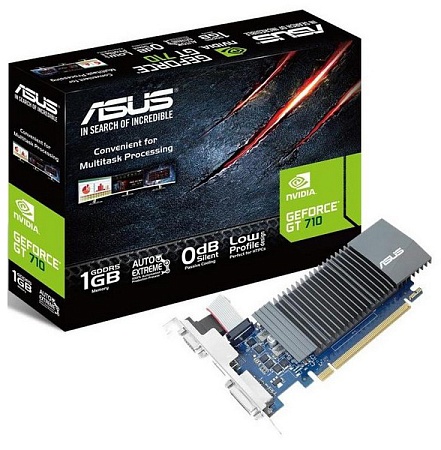 Видеокарта 1Gb ASUS GT710 GT710-SL-1GD5-DI
