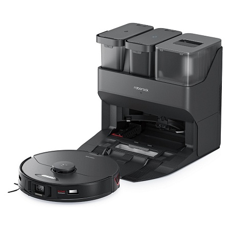 Робот-пылесос Roborock S7 MaxV Ultra с Док-станцией (EWFD01HRR/EWFD02HRR) Черный