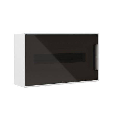 Щиток настенный FRAME белый DKC F18W1WD 18 модулей с тонированной дверцей