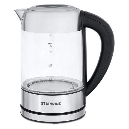 Чайник Starwind SKG5213 черный/серебристый