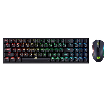 Клавиатура+мышь Redragon S136 Black