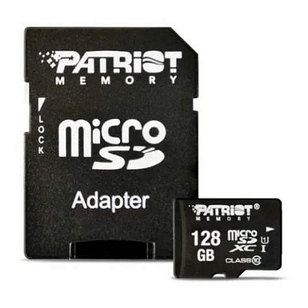 Карта памяти MicroSD 128GB Patriot LX microSDXC PSF128GMCSDXC10