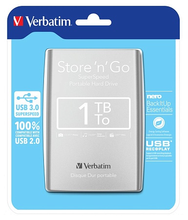 Внешний жесткий диск 1 TB Verbatim 053071
