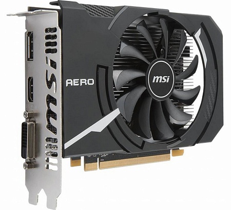 Видеокарта 4GB MSI RX 550 AERO ITX 4G OC