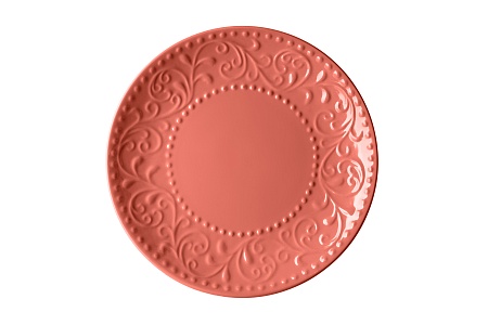 Тарелка десертная Ardesto Olbia, 19 см, Deep orange, керамика AR2919OC
