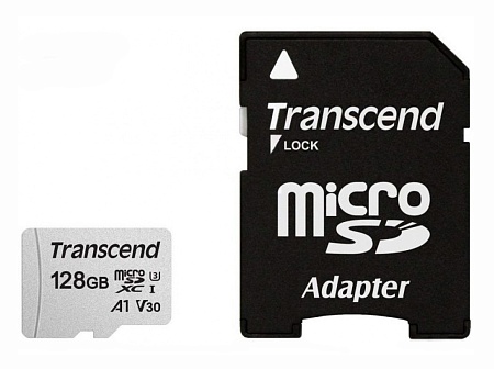 Карта памяти MicroSD 128GB Transcend TS128GUSD300S-A