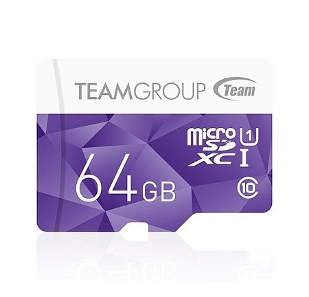 Карта памяти microSDXC 64GB Team Group Color Card TCUSDX64GUHS02