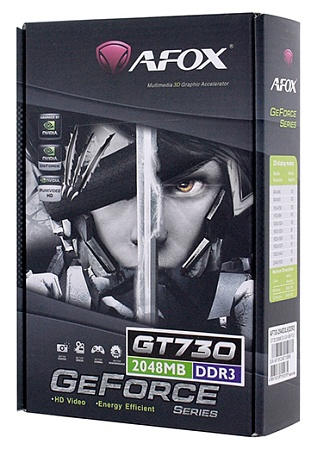 Видеокарта 2 GB AFOX GT 730 AF730-2048D3L6
