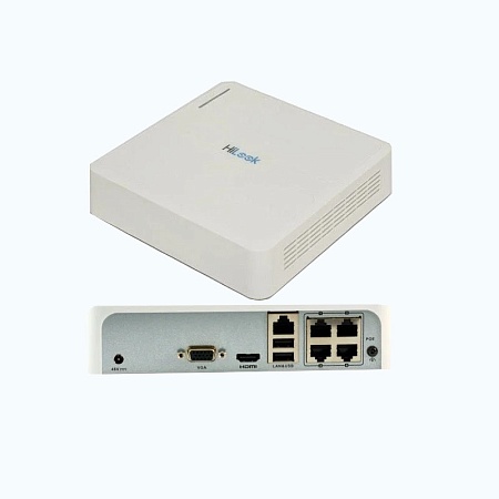 Сетевой видеорегистратор HiLook NVR-104H-D/4P Сетевой видеорегистратор HiLook NVR-104H-D/4P